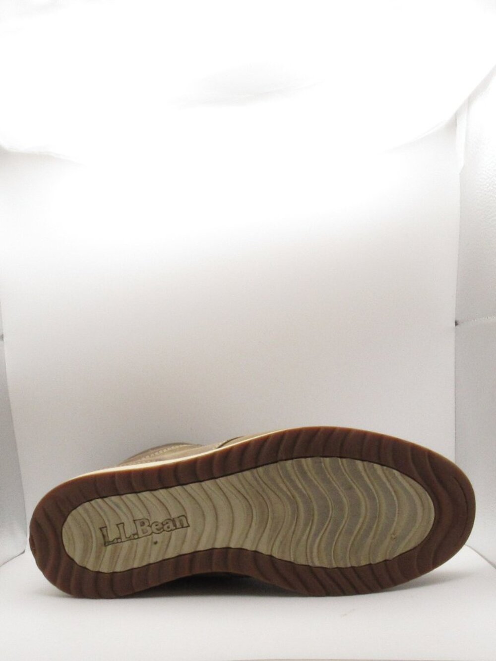 LL Bean Men's Brown Stonington Moc Toe Leather Boots, Size 11 Very Good Cond. - Picture 7 of 14